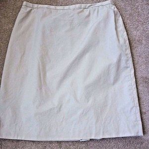 BROOKS BROTHERS Pencil Khaki Skirt
